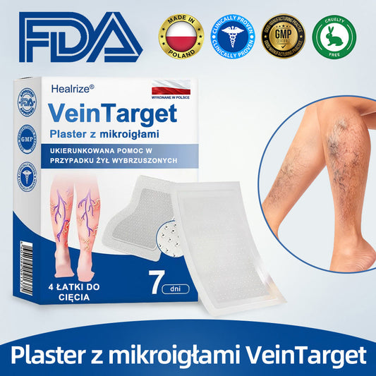 🇵🇱 Healrize® VeinTarget Plaster z mikroigłami |⚡ Natychmiastowa ulga, długotrwałe efekty