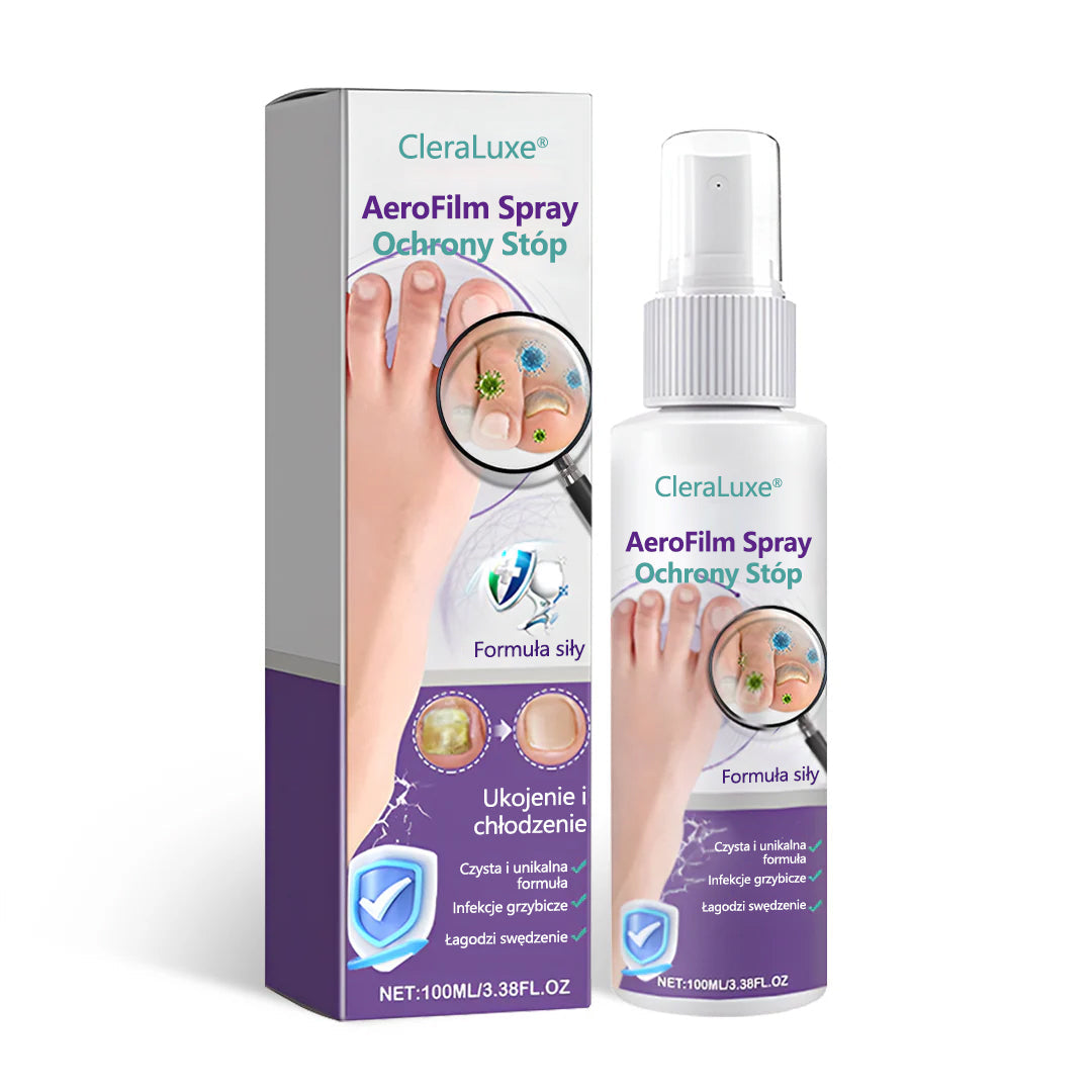 Spray ochronny do stóp CleraLuxe® AeroFilm✅